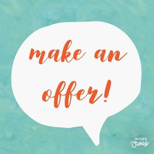 ⭐️Don’t love the price? Make an offer!